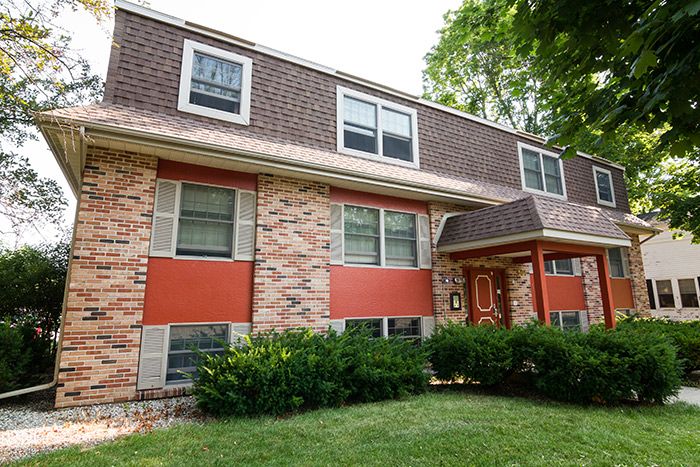 The exterior of Briton House Apartments