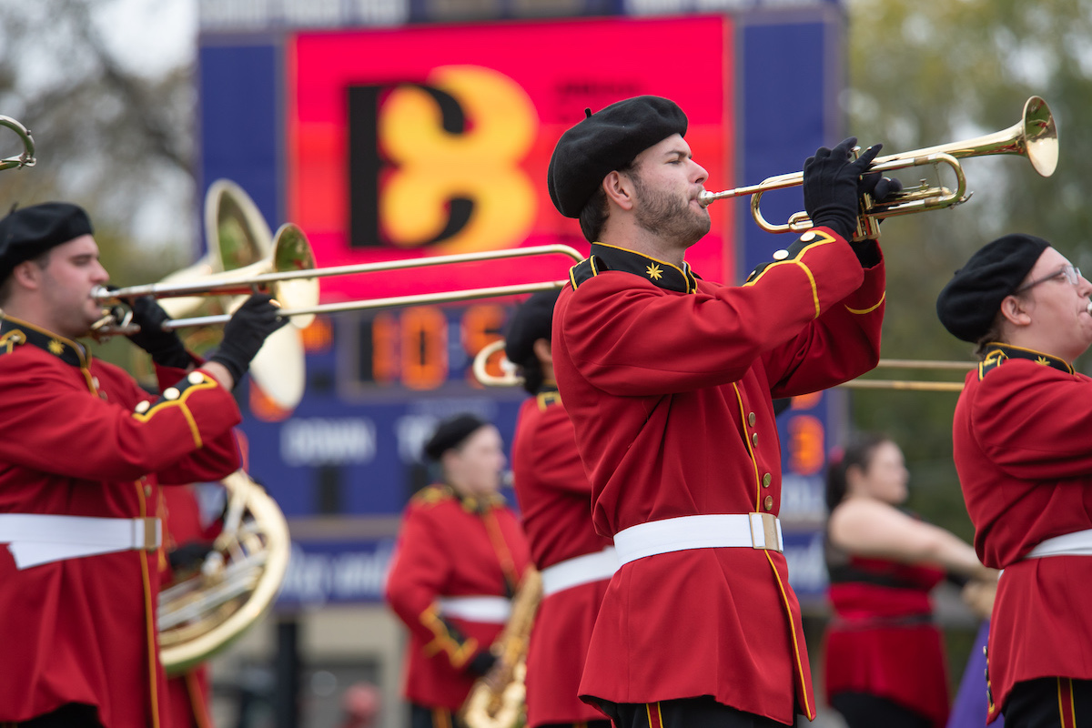 Members of the Southern Technical University marching band.